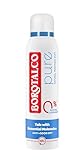 Borotalco Deo Pure Natural - Bodyspray – 48 Stunden Wirksamkeit – Talc with Essential...