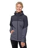 Jack Wolfskin Damen WEILTAL 2L JKT W Wetterschutzjacke, Dolphin, L