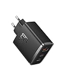 Baseus USB C Ladegerät, 65W USB C Netzteil 3-Port PD Ladegerät mit PPS, GaN...