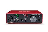 Focusrite Scarlett Solo 3. Gen USB-Audio-Interface-Bundle für Gitarristen, Sänger oder...