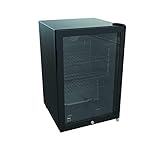 METRO Professional Getränkekühlschrank GSC2125B mit Glastür, 118 L, schwarz, 1.068...