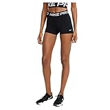 Nike Damen W Np 365 3' Shorts, Black/White, L EU