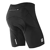 NOOYME Radlerhose Herren Fahrradhose Herren gepolstert 4D Elastische Radlerhose...