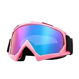 Clicitina Ski Snowboardbrille -Schutz Nebel Schneebrille für Herren Damen Jugend QB186