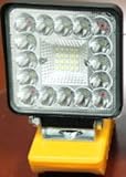 T-SUN Baustrahler LED Arbeitsscheinwerfer für Dewalt Akku 18v, 36W 5000LM Akku Lampe mit...