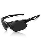 BONDDI Fahrradbrille, Sportbrille für Herren Damen, TR 90 Unbreakable Frame Polarisierte...