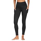 Fotociti Sport Leggings Damen mit Tasche High Waist Sportleggins Lang Blickdicht...