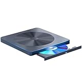 aelrsoch Externes Blu-ray Laufwerk DVD/BD Player Lesen/Schreiben Tragbares USB 3.0 und...