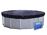 QUICK STAR Poolabdeckung Rund für 320-366 cm Pools | Planenmaß Ø 420 cm |...