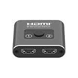 axGear HDMI Splitter/Switch 2 Port Bidirektion 4K Ultra HD 1 in 2 Out 2 in 1 Out