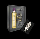 AU Vodka Geschenkset Black Grape 0,7L (35,2% Vol) mit 2x Au Glas/Tumbler im...