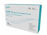 EUROPAPA® 10x Corona Laientest Selbsttest Covid-19 Antigentest auf SARS-CoV-2 Schnelltest...