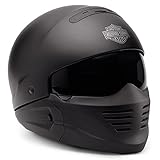 HARLEY-DAVIDSON 2-in-1-Helm Pilot II Modularhelm Jethelm Biker Schutzhelm...