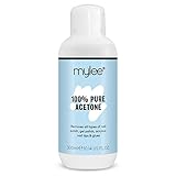 Mylee 100 % Reines Aceton, UV Nagellackentferner - Entfernt Nagellack, Gel Nagellack,...