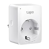 TP-Link Tapo Smart WLAN Steckdose Tapo P110 mit Energieverbrauchskontrolle, Smart Home...