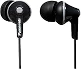 Panasonic RP-HJE125E-K Ergofit In-Ear-Kopfhörer mit kraftvollem Klang, bequemem...