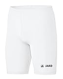 JAKO Unterziehhose Tight Basic 2.0 Weiß M - Elastische Fahrradhose aus...