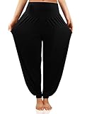 Cegerne Modal Harem Yoga Pilates Tanz Hosen Super Weich Pumphose Spandex Pluderhose...