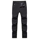 OIUHJN Herren Freizeithose Cargo Herren Soild Pant Wanderhose Winddichte Arbeitshose...