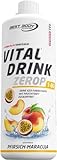 Best Body Nutrition Vital Drink ZEROP® - Pfirsich-Maracuja, Original Getränkekonzentrat...