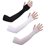 tao pipe 3 Paare UV-Schutz Armlinge, Sonnenschutz Arm Sleeves für Outdoor...