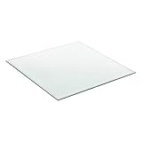 [neu.haus] Glasplatte 80x80cm Eckig Glasscheibe Tischplatte ESG Glas Kaminplatte Kaminglas...