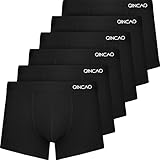 QINCAO Boxershorts Herren 6er Pack Ohne Kratzenden Zettel Männer Unterhosen Unterwäsche...