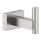 Grohe Essentials Cube | Badaccessoires - Bademantelhaken | Verdeckte Befestigung...