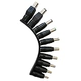 Liwinting 10 Stück Universal Netzteil Adapter 5.5x2.1mm DC Anschluss zu 10...