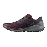 Salomon Damen Sense Ride Trailrunning-Schuhe, Wine Tasting Quiet Shade Ebony, 40 EU