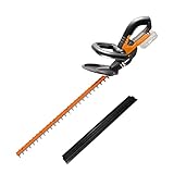 WORX WG260E.9 Akku Heckenschere 20V – Elektro Heckenschere mit Dual...