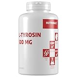 NUTRINAX | L-Tyrosin 500mg | 240 Kapseln für 8 Monate | gluten- & laktosefrei |...