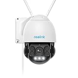 Reolink 5MP PTZ WLAN Kamera Outdoor, 5X Optischer Zoom, 60m Vollfarb-Nachtsicht,...