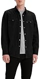 Levi's Herren Barstow Western Standard Hemd,Marble Black Denim Rinse,XXL