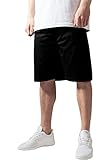 Urban Classics Herren Bball Mesh Sportshorts, Schwarz (Black 00007), M EU