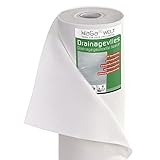 HaGa® Drainagevlies 200g/m² - 50cm x 10m - Verstärkte Ausführung für den...