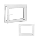 Fenster auf VEKA Premium Qualität Kunststoff/Garagen/Keller/Hallen/Gartenhaus PVC...