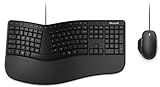 Microsoft Ergonomic Desktop (Set mit Maus und Tastatur, deutsches QWERTZ Tastaturlayout,...