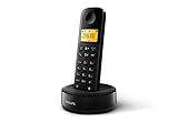 Philips Schnurloses Telefon - D1601B/01 - DECT Telefon - Haustelefon - Festnetzanschluss -...