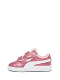 PUMA Smash 3.0 Glitz Glam V Inf Sneaker, Pfirsich, Smoothie, Weiß, 37.5 EU