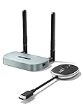 HDMI Wireless Transmitter and Receiver, YEHUA 4K Wireless HDMI Extender,164FT/50m HDMI...