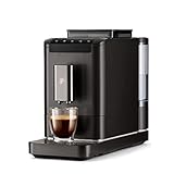 Tchibo Kaffeevollautomat Esperto2 Caffè 2.0 für Caffè Crema und Espresso, Dark Chrome