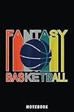 Basketball Fantasy Fun Notebook Sweat Jersey Men Women Youth: A blank lined...