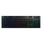 Logitech G915 LIGHTSPEED kabellose mechanische Gaming-Tastatur, Taktiler GL-Tasten-Switch...