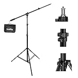 SmallRig Aluminium Lichtstativ 110'/9.2ft/280cm, mit 170cm Haltearm, luftgepolstertes...