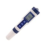 GARVALON Salinitätsmesser Meerwassertester Für Aquarien Digitaler Wassertester Für...