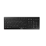 CHERRY STREAM KEYBOARD WIRELESS, Deutsches Layout, QWERTZ, kabellose Tastatur,...