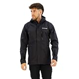 Columbia Herren Pouring Adventure Jacket Wasserdichte Regenjacke, Schwarz, XL EU