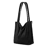 Tote Bag Damen,Shopper Tasche Damen Groß,Cord Tasche Beuteltasche Damen Mit...