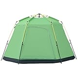 Outsunny Camping Zelt 6 Personen Zelt Familienzelt Kuppelzelt PU2000mm einfache...